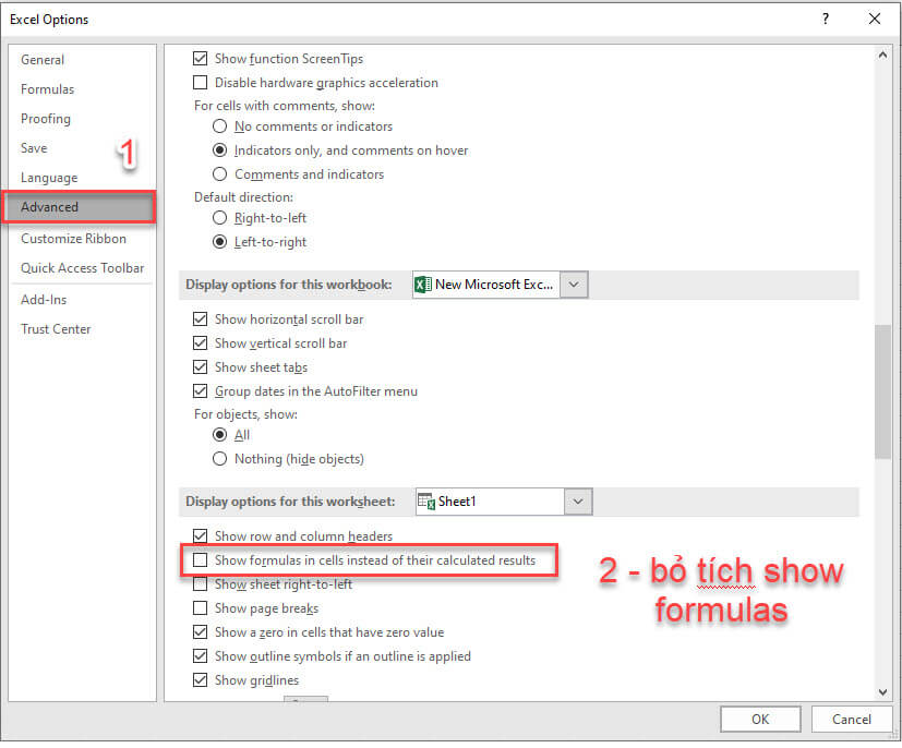 Sửa lỗi excel không tự nhảy công thức nhanh chóng 3 (1)
